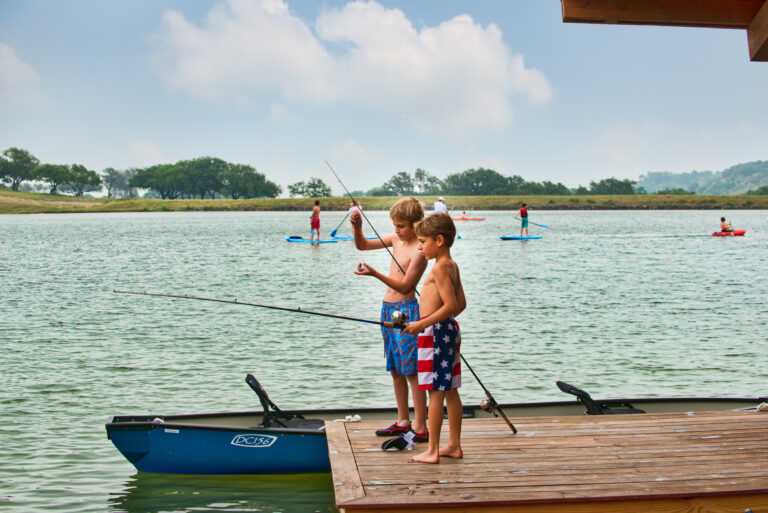 Fishing at Boot Ranch Lake Club