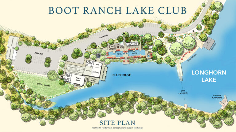 The Lake Club site plan